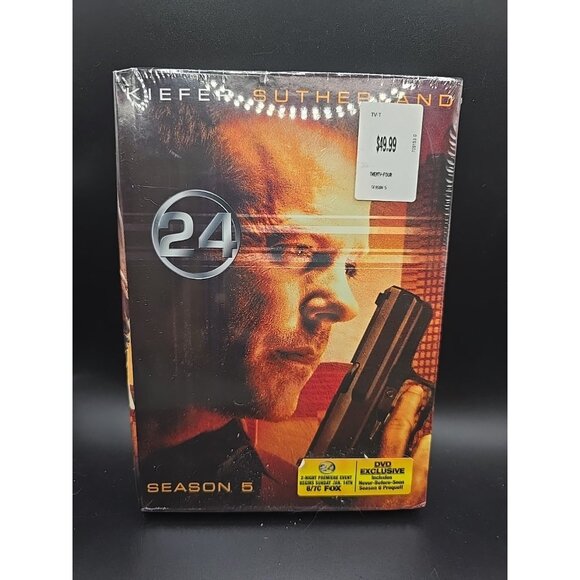 24 Season 5 DVD 2006 7-Disc Set  Kiefer Sutherland TV Show SEALED - Picture 1 of 3